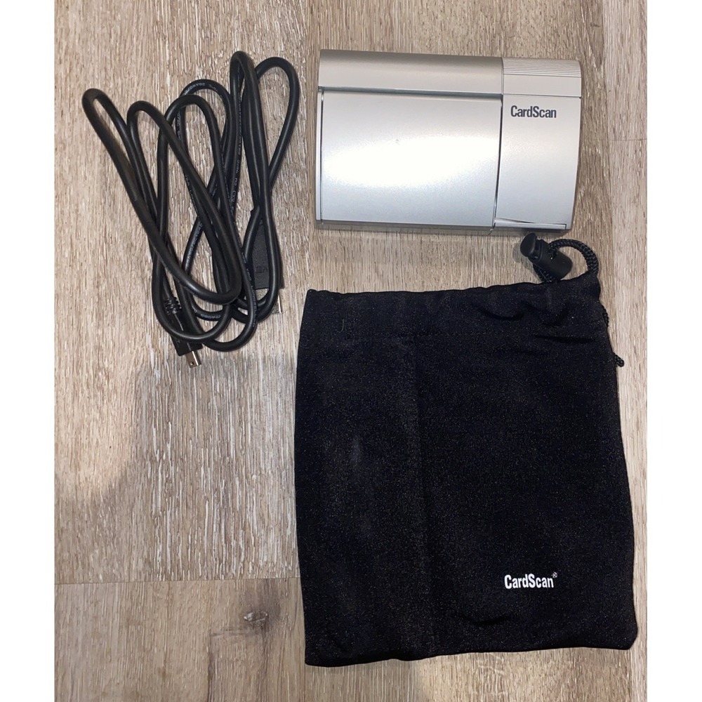 CARDSCAN 60 II - USB Business Card Scanner - With Cord - No Software Included